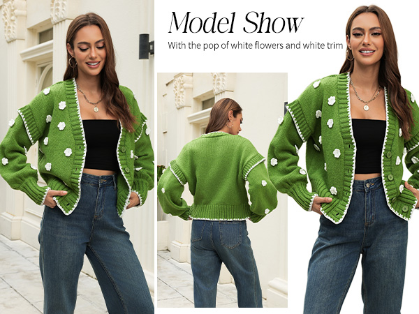 トップス andmary Emma knit flare cardigan set ANDMARY】Emma knit flare cardigan set