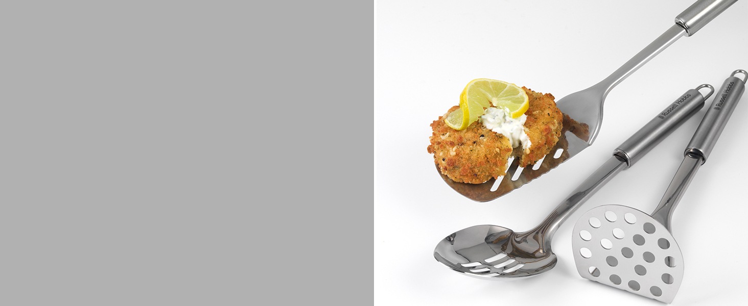 Russell Hobbs RH00124EU Cooking Utensils Kitchen Tool Set, 4 Piece