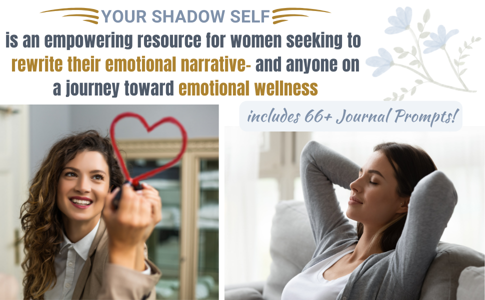 A happy woman looking in the mirror. Another woman relaxing.