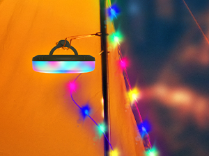 camping string lights, rechargeable outdoor string lights, portable camping lights