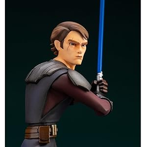 star wars clone wars luke skywalker artfx statue