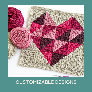 Customizable crochet designs