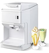 COSTWAY Electric Shaved Ice Machine, 460W Snow Cone Maker with Adjustable Ice Fineness, 265 Lbs/H...