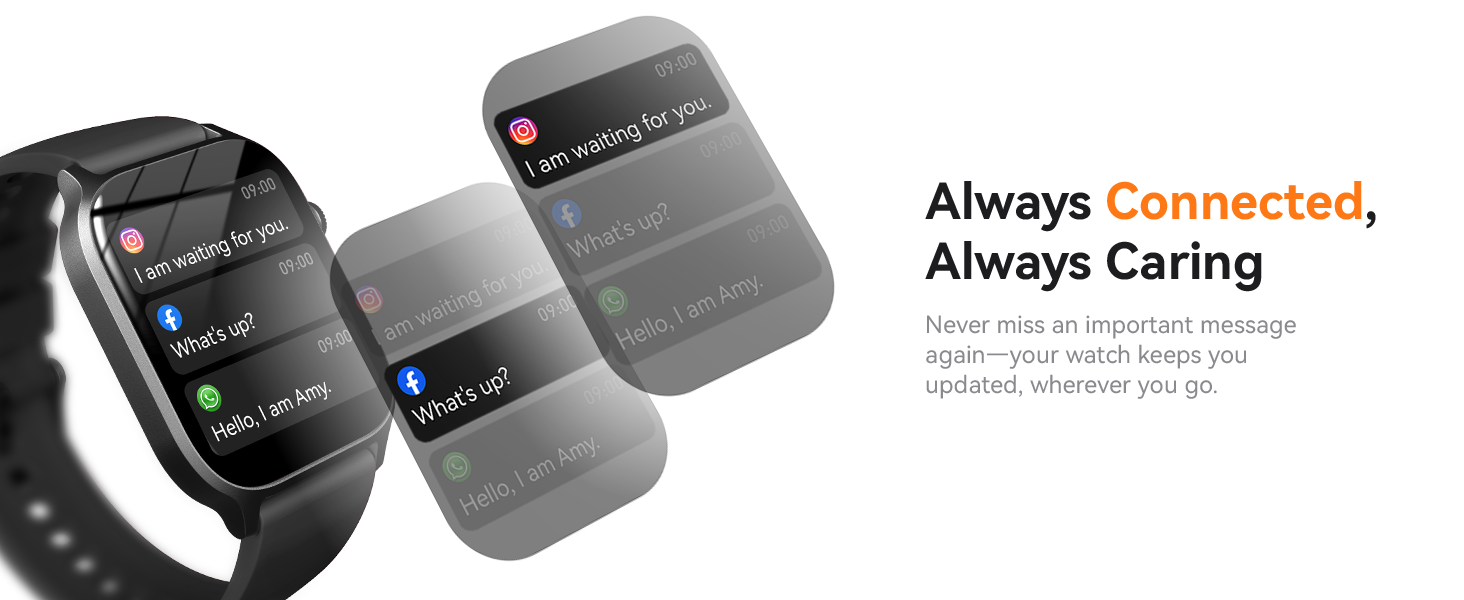smart watch with message notification