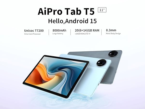 Amazon.com : Tablet, Android 15 Tablet with 11 inch LCD