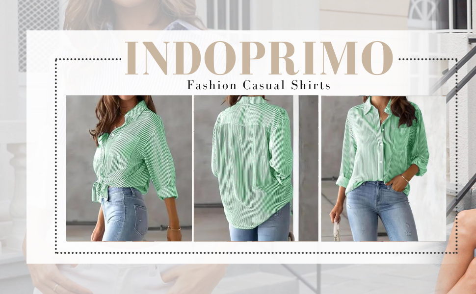  Striped Shirt for Women Full Sleeve Stylish Shirt