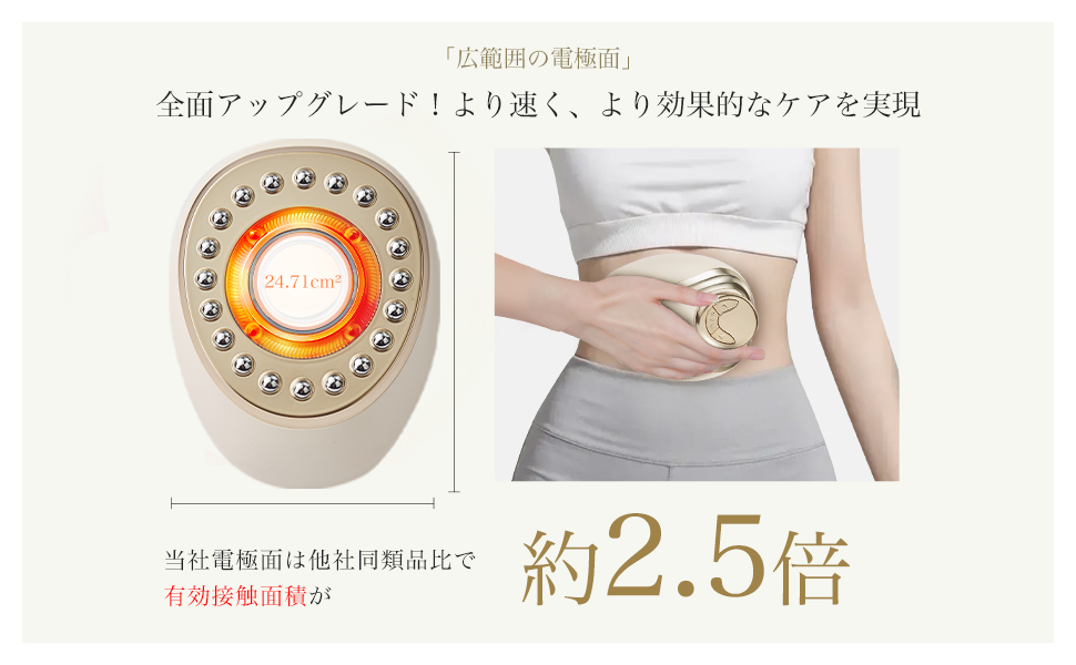 Amazon.co.jp: yete 美顔器 ボディ美容器 1台多役 超音波 RF 5