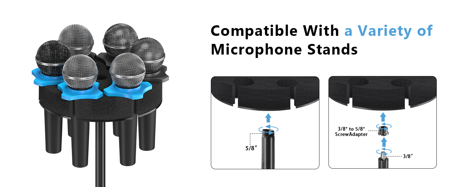 Multi Microphone Holder