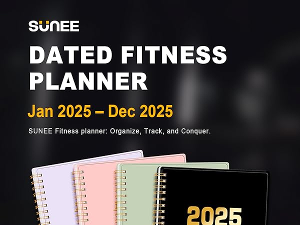 Amazon.com: 2025 Fitness Workout Journal Planner for Women & Men, from JAN 2025 - DEC 2025 Exercise Planner, 6.4 amazon-com-2025-fitness-workout-journal-planner-for-women-men-from-jan-2025-dec-2025-exercise-planner-6-4-x-8-3-fitness-tracker-journal-essentials-for-goals-tracking-gifts-with-pvc-plastic