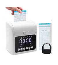Amazon.com : Time Clock with Passcode, Auto-Align Time