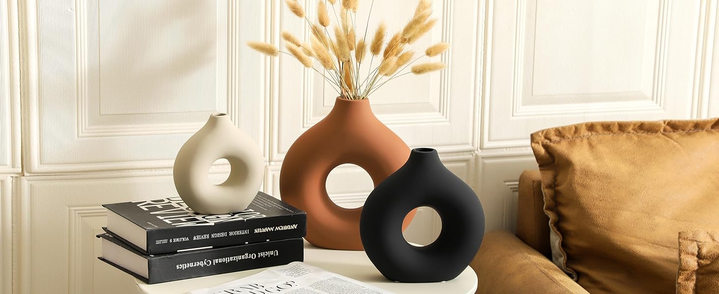 farmhouse vase ceramic vases for home decor rustic flower vase large vase home decor