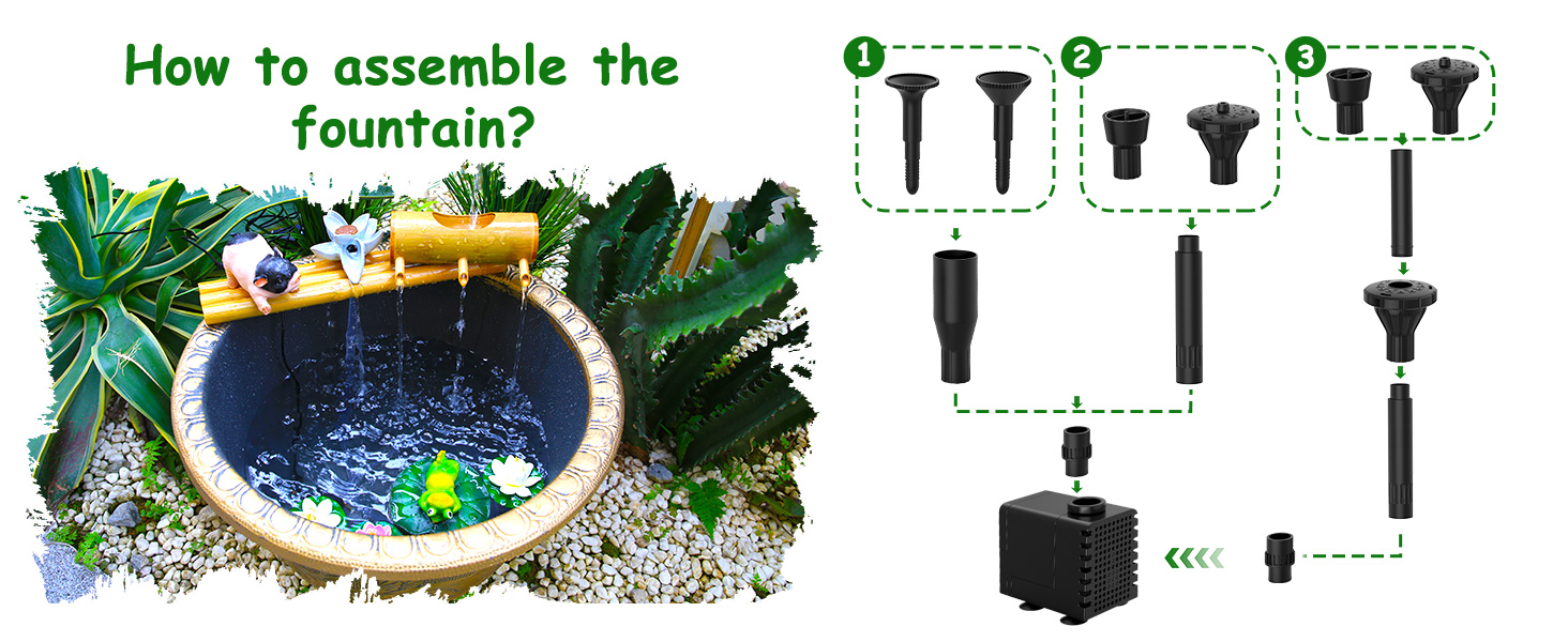 solar water fountain