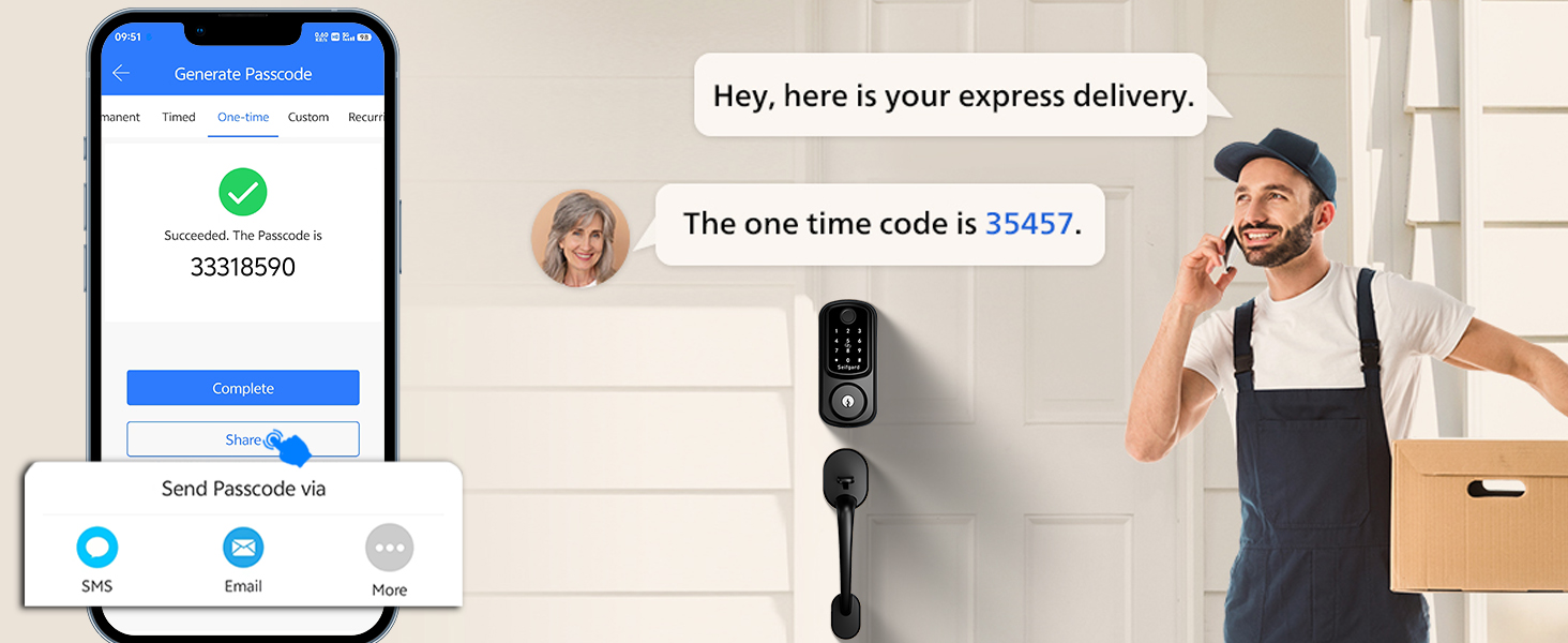 keyless entry door lock