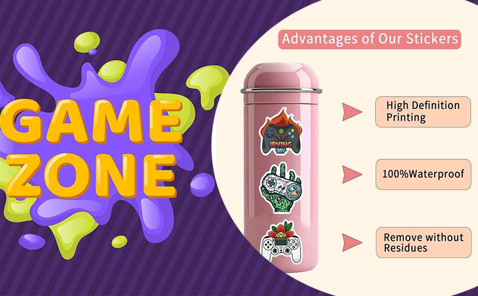 Video Games Stickers