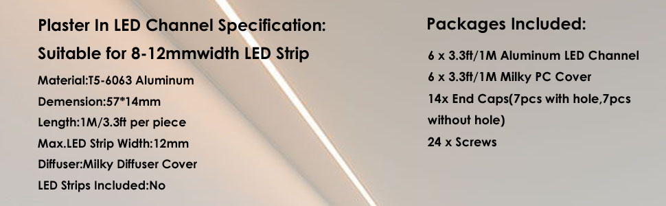 Einbau LED Lichtleiste Inside max diffus