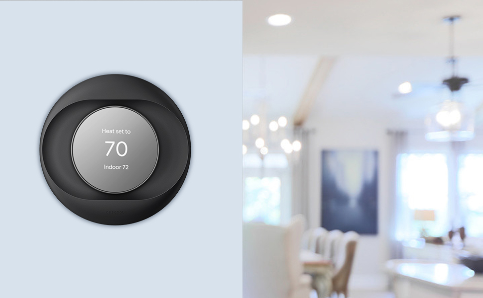 CaseBot Wall Plate Cover Compatible with Google Nest Thermostat 2020