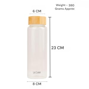 Borosilicate Water Bottle 750ML