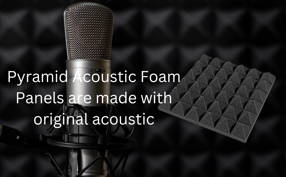 MAGLU Soundproofing Pyramid Acoustic Foam Panels Amazon.in Musical