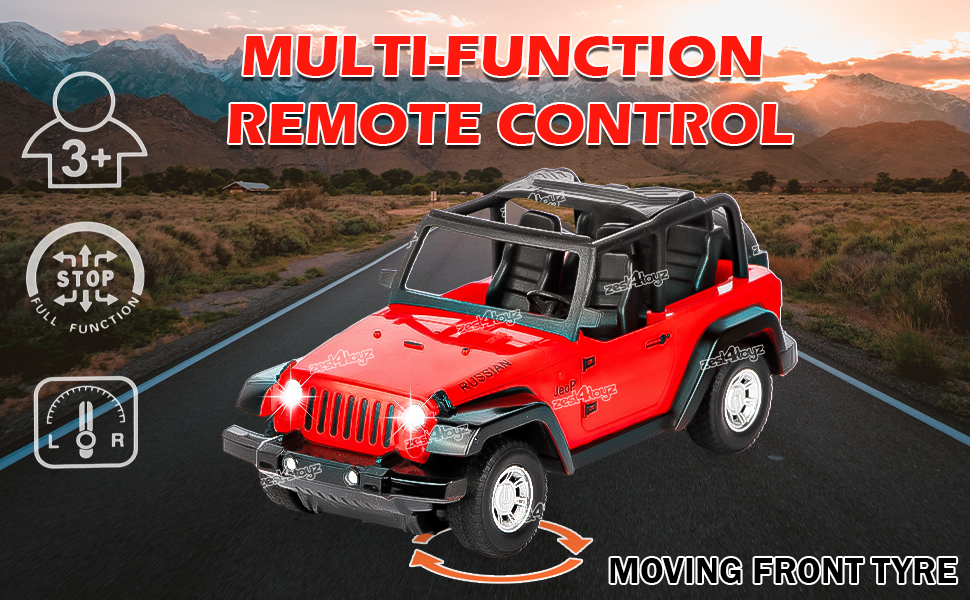 Zest 4 Toyz RC Car Remote Control Toys for Boys USB Rechargable Off Road Vehicle Toy Cars for