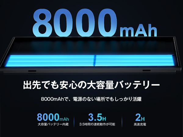 KEEPTIME ワイヤレス モバイルモニター 15.6インチ 8000mAh Amazon.co.jp: KEEPTIME ワイヤレス モバイルモニター 15.6