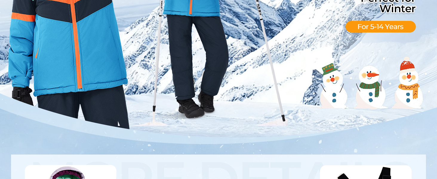 Girls 2 Piece Snowsuit