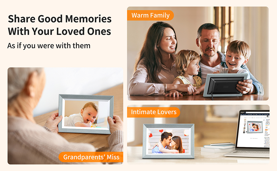 Digital Photo Frame,Easoger 10.1 inch Digital Photo Frame