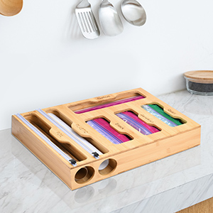 kitchen wrap organizer