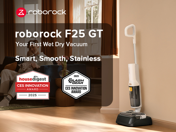 Amazon.com: roborock F25 GT Vacuum Mop All in One, Wet Dry