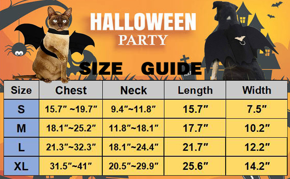 Halloween Dog Costume Pet Bat Wings, Funny Costumes for