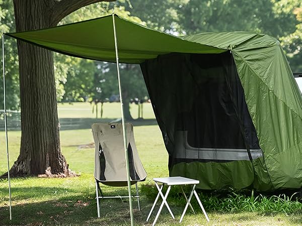 Amazon.com: Yescom Universal Tailgate Tent w/Pole for SUV/Van/MPV