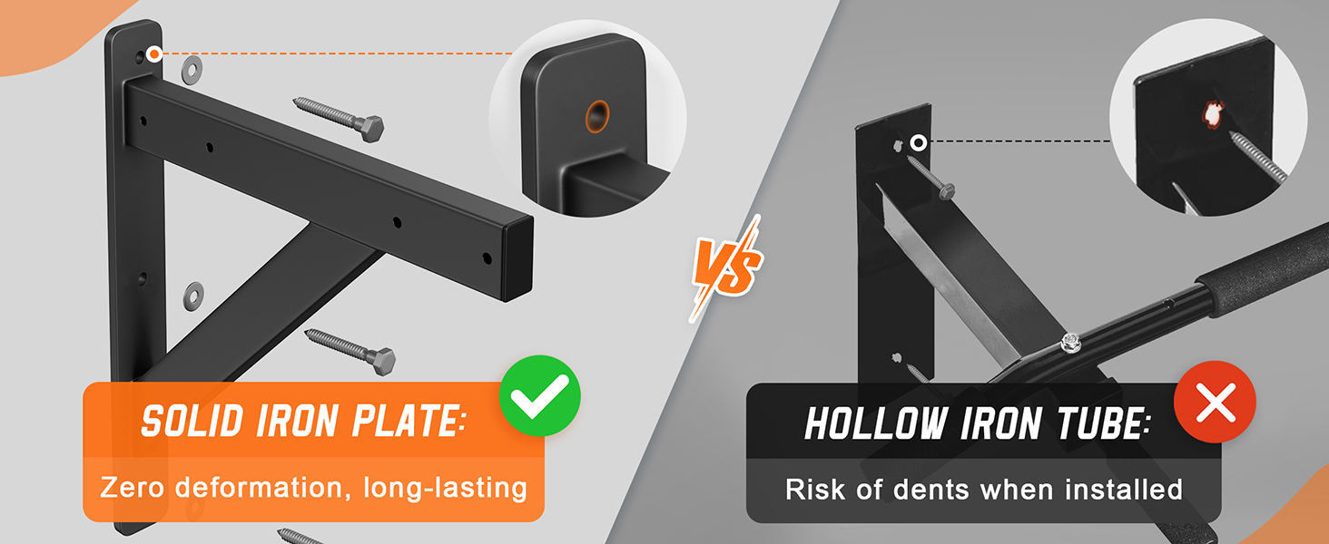 wall mounted pull up bar