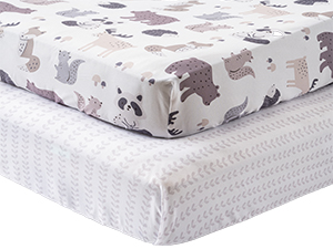 2 fitted sheets