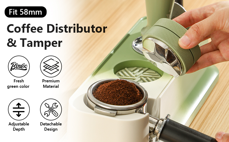 Coffee Distributor & Tamper