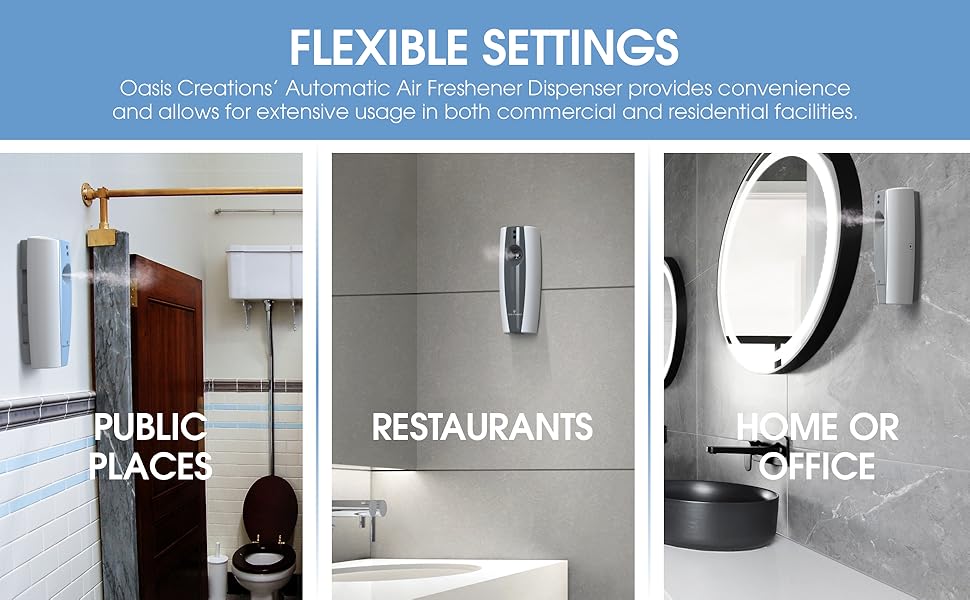 Automatic Air Freshener Dispenser Free Standing/Wall