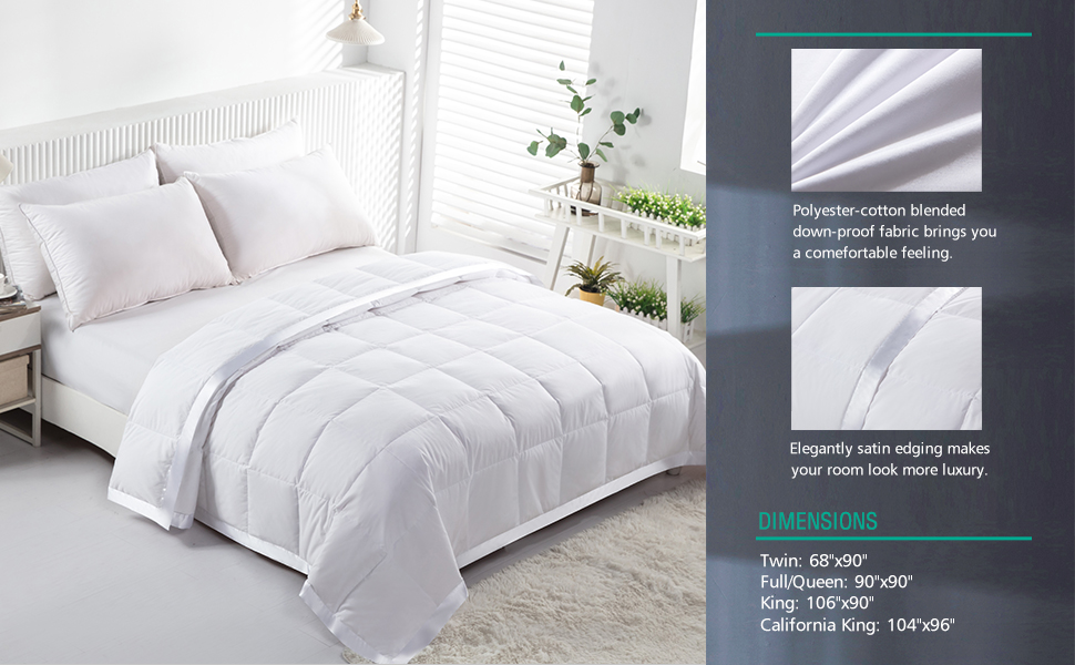 APSMILE Lightweight Down Blanket, Summer Cooling Down