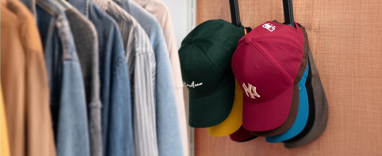 Ozueccr Wall-Mounted Hat Rack