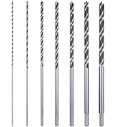 NordWolf 12 inch Extra Long Brad Point Wood Drill Bit Set 7-Piece, Double Lands Double Flutes for...