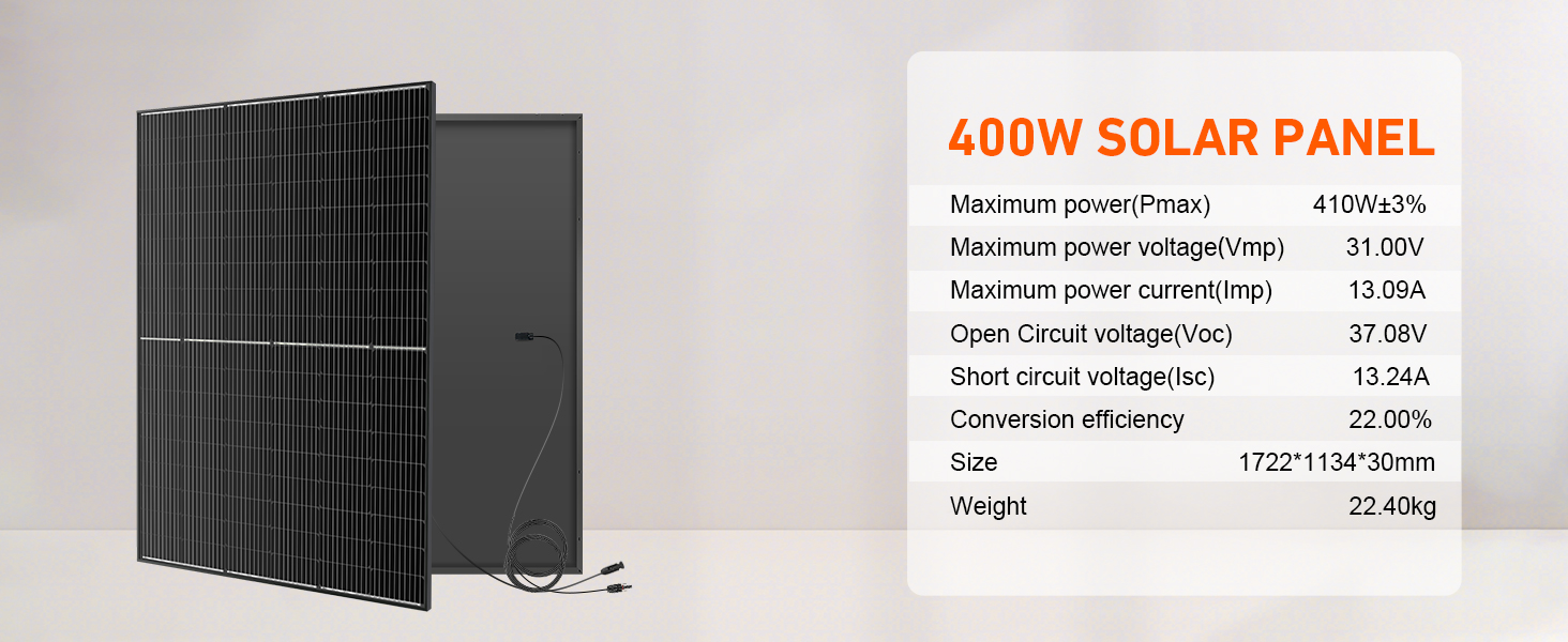DOKIO 400W Solar Panel Technical Specifications