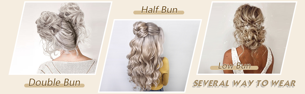 hair bun extension
