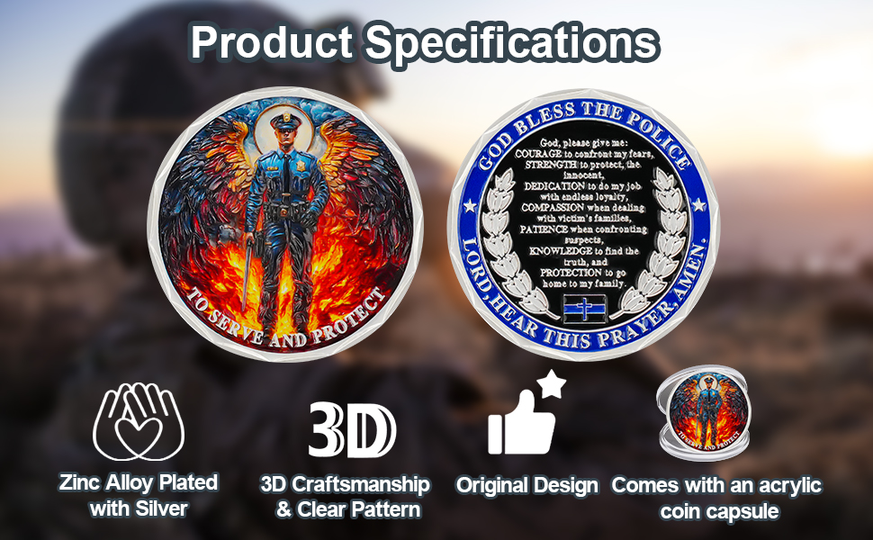 RYUKENLM Police Challenge Coin