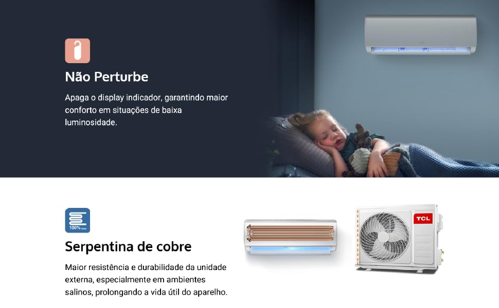 Ar Condicionado Split Hi Wall TCL 12000 BTU/h Frio TAC-12CSA1 – 220 Volts 