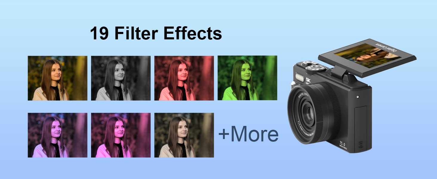 5k 4k digital camera photography vlogging vlog blog compact point and shoot digital cameras
