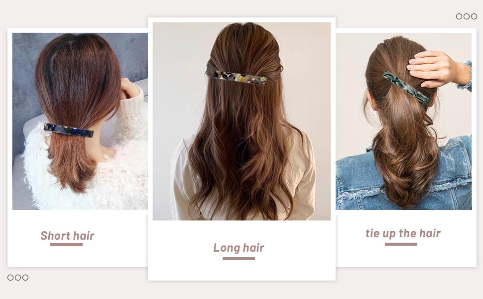hair barrettes for women fine hair