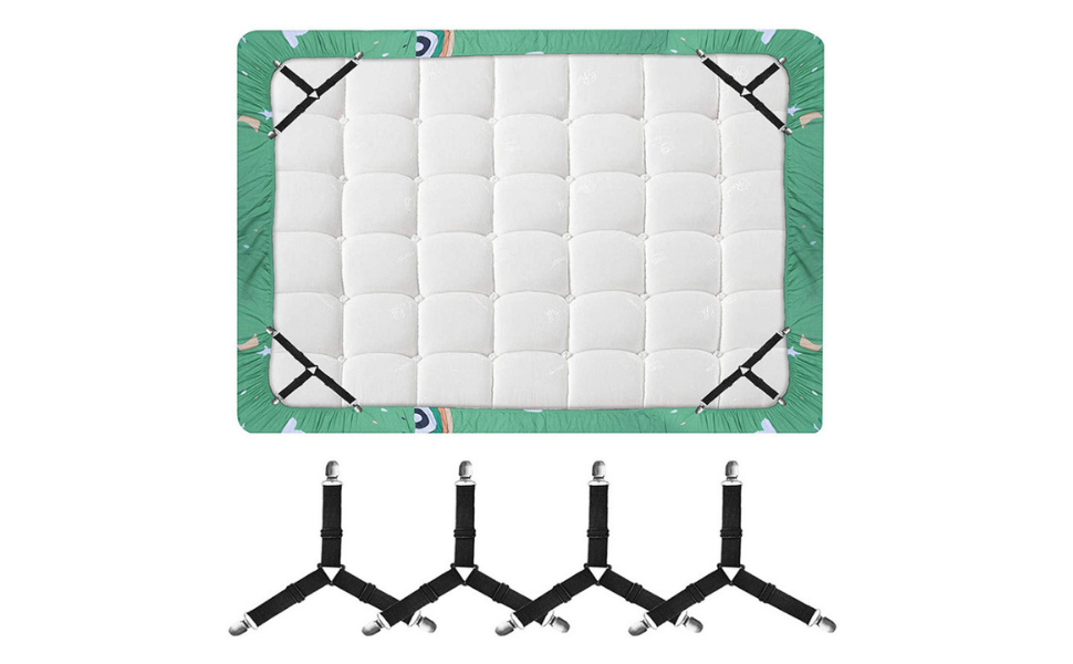 Evimeria Bed Sheet Straps MultiFunctional Adjustable