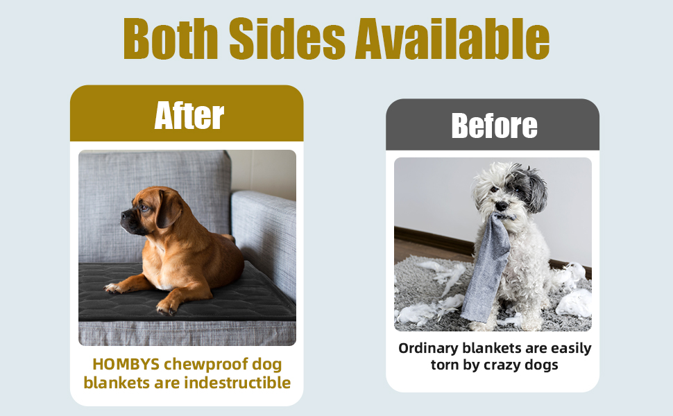 HOMBYS Indestructible Dog Blanket, Chew Proof and Waterproof, Durable Pet Blanket Protects Furniture, Reversible and Was B73ac767 9da3 4219 A9ca F91eff3815cd. CR0,0,970,600 PT0 SX970 V1