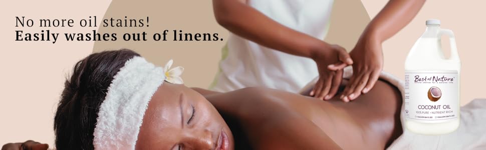 hydrating coconut oil massage carrier natural non-greasy massage oil deep tissue soothing lotion