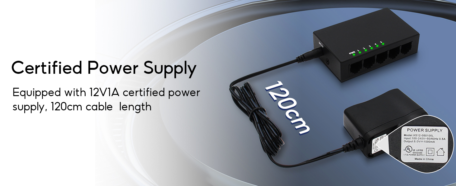 5 port gigabit switch