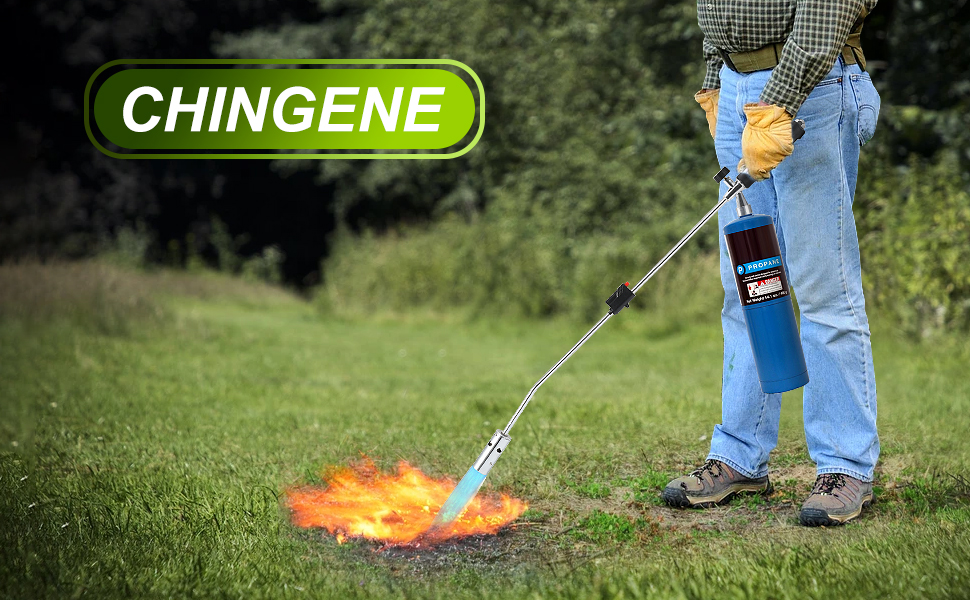 Weed Torch Propane Burner, 120,000BTU Blow Torch, Gas Vapor