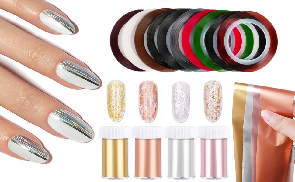 Nail art wires nail foil