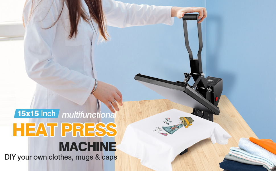 DREAMVAN Heat Press Machine 15x15 Digital Heat Transfer